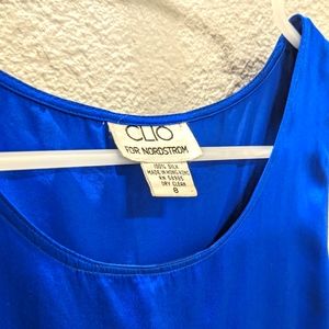 CLIO 100% silk vintage sleeveless top